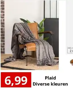 NH Market Plaid Diverse kleuren aanbieding