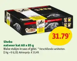 Maxi Zoo Sheba natvoer kat 60 x 85 g aanbieding