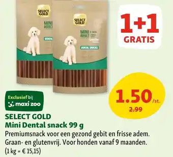 SELECT GOLD Mini Dental snack 99 g