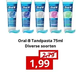 NH Market Oral-B Tandpasta 75ml Diverse soorten aanbieding