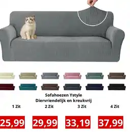 NH Market Sofahoezen Ystyle Diervriendelijk en kreukvrij aanbieding