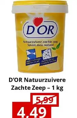 NH Market D’OR Natuurzuivere Zachte Zeep – 1 kg aanbieding