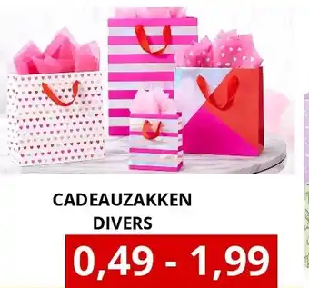 NH Market CADEAUZAKKEN DIVERS aanbieding