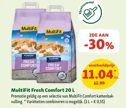 Maxi Zoo MultiFit Fresh Comfort 20 L aanbieding