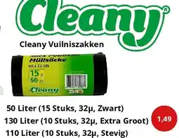 NH Market Cleany Vuilniszakken aanbieding