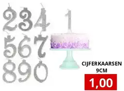 NH Market CIJFERKAARSEN 9CM aanbieding