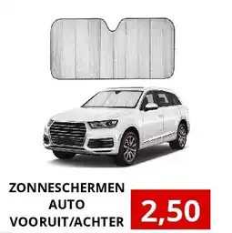 NH Market ZONNESCHERMEN AUTO VOORUIT/ACHTER aanbieding