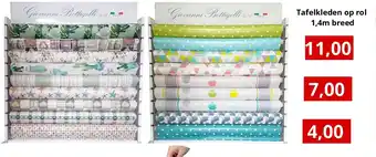 NH Market Tafelkleden op rol 1,4m breed aanbieding