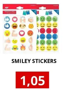 NH Market SMILEY STICKERS aanbieding