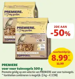 Maxi Zoo PREMIERE voer voor tuinvogels 500 g aanbieding