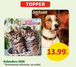 Maxi Zoo Kalenders 2026 aanbieding
