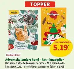 Maxi Zoo Adventskalenders hond - kat - knaagdier aanbieding