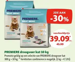 Maxi Zoo PREMIERE droogvoer kat 10 kg aanbieding