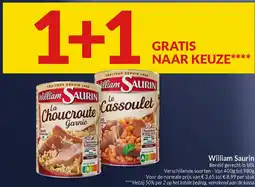 Intermarché William Saurin Bereid gerecht in blik aanbieding