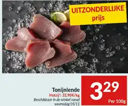 Intermarché Tonijnlende aanbieding