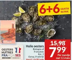 Intermarché Holle oesters aanbieding