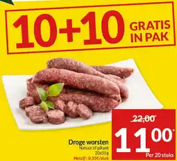 Intermarché Droge worsten aanbieding