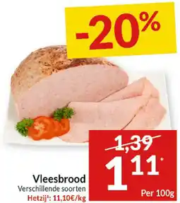 Intermarché Vleesbrood aanbieding