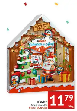Intermarché Kinder Adventskalender aanbieding