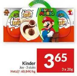 Intermarché Kinder joy aanbieding