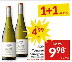 Intermarché AOP Touraine Sauvignon Maison Castel aanbieding
