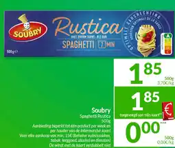 Intermarché Soubry Spaghetti Rustica aanbieding
