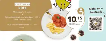 Bon Ap Kids menu aanbieding