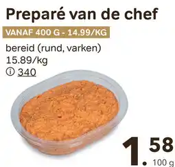 Bon Ap Preparé van de chef aanbieding