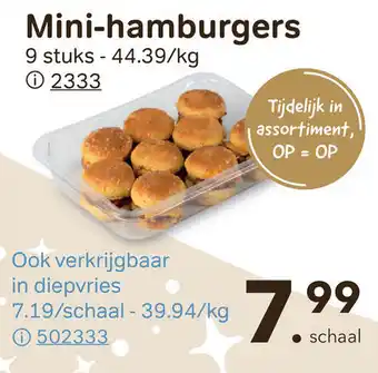 Bon Ap Mini-hamburgers aanbieding
