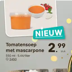 Bon Ap Tomatensoep met mascarpone aanbieding