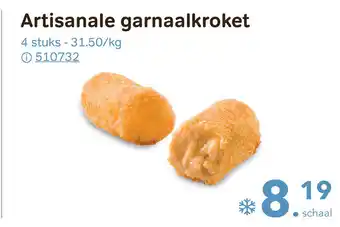 Artisanale garnaalkroket