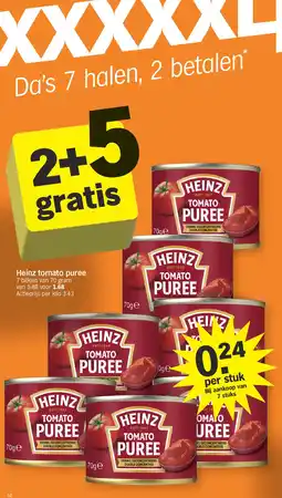 Albert Heijn Heinz tomato puree aanbieding