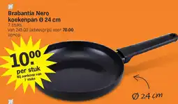Albert Heijn Brabantia Nero koekenpan Ø 24 cm aanbieding