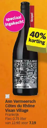 Albert Heijn Ann Vermeersch Côtes du Rhône Visan Village aanbieding