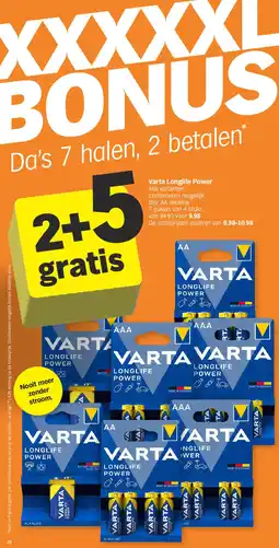 Albert Heijn Varta Longlife Power aanbieding