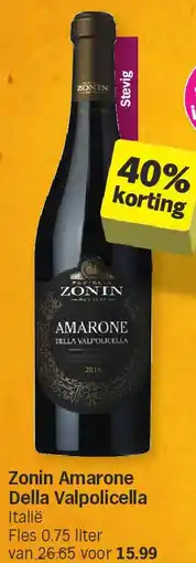 Albert Heijn Zonin Amarone Della Valpolicella aanbieding