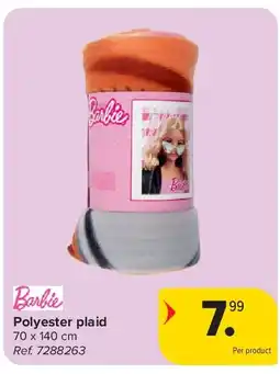 Carrefour Polyester plaid aanbieding