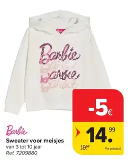 Carrefour Sweater voor meisjes aanbieding