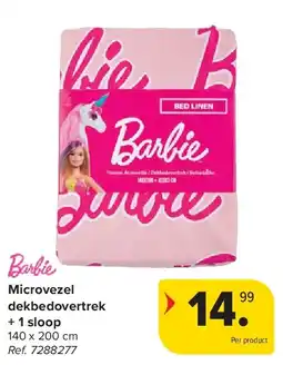 Carrefour Microvezel dekbedovertrek + 1 sloop aanbieding
