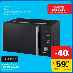 Carrefour Microgolfoven HWOD23LW-25 aanbieding