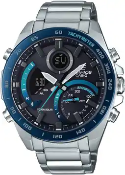 Decathlon Herenhorloge Casio ECB-900DB-1BER, Quartz, 48mm, 10ATM aanbieding