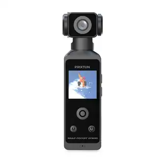 Decathlon Digitale Snap Pocket Camera PRIXTON (5K/50 MP/Wi-Fi – 270° rotatie – Waterdicht) aanbieding