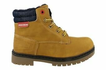 Berca Shoes Sprox Bottine Jongens Vegan Maat 28/39 - Okergeel aanbieding