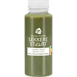 Albert Heijn AH Lekkere start spinazie mango yoghurt aanbieding