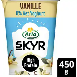 Albert Heijn Arla Skyr vanille yoghurt 0% fat aanbieding