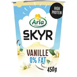 Albert Heijn Arla Skyr vanille yoghurt 0% fat aanbieding