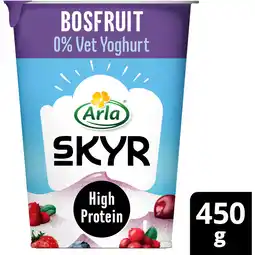 Albert Heijn Arla Skyr bosfruit yoghurt 0% fat aanbieding