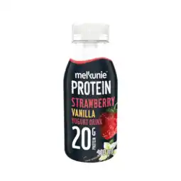 Albert Heijn Melkunie Protein strawberry & vanilla yogurtdrink aanbieding