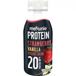 Albert Heijn Melkunie Protein strawberry & vanilla yogurtdrink aanbieding