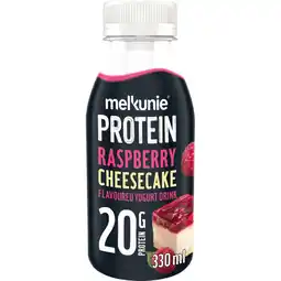 Albert Heijn Melkunie Protein raspberry cheesecake yogurtdrink aanbieding